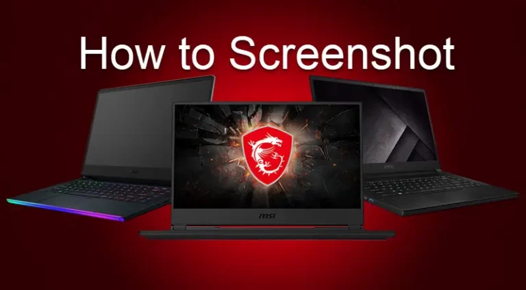 How To Screenshot On Msi Gaming Laptop